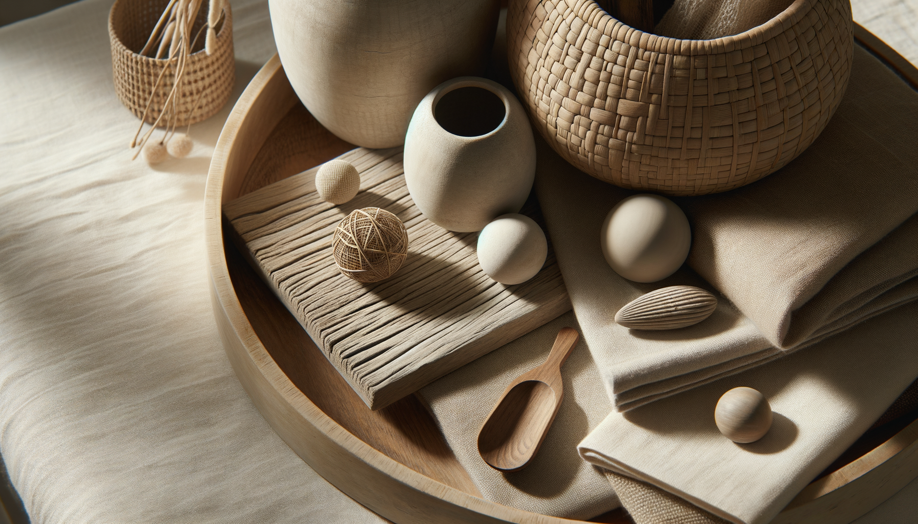 small patio decor &mdash; warm minimal detail