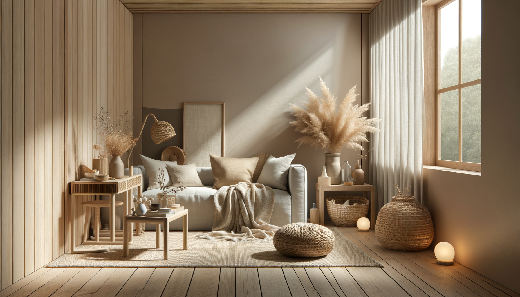 natural materials and textures in home interiors — natural textures