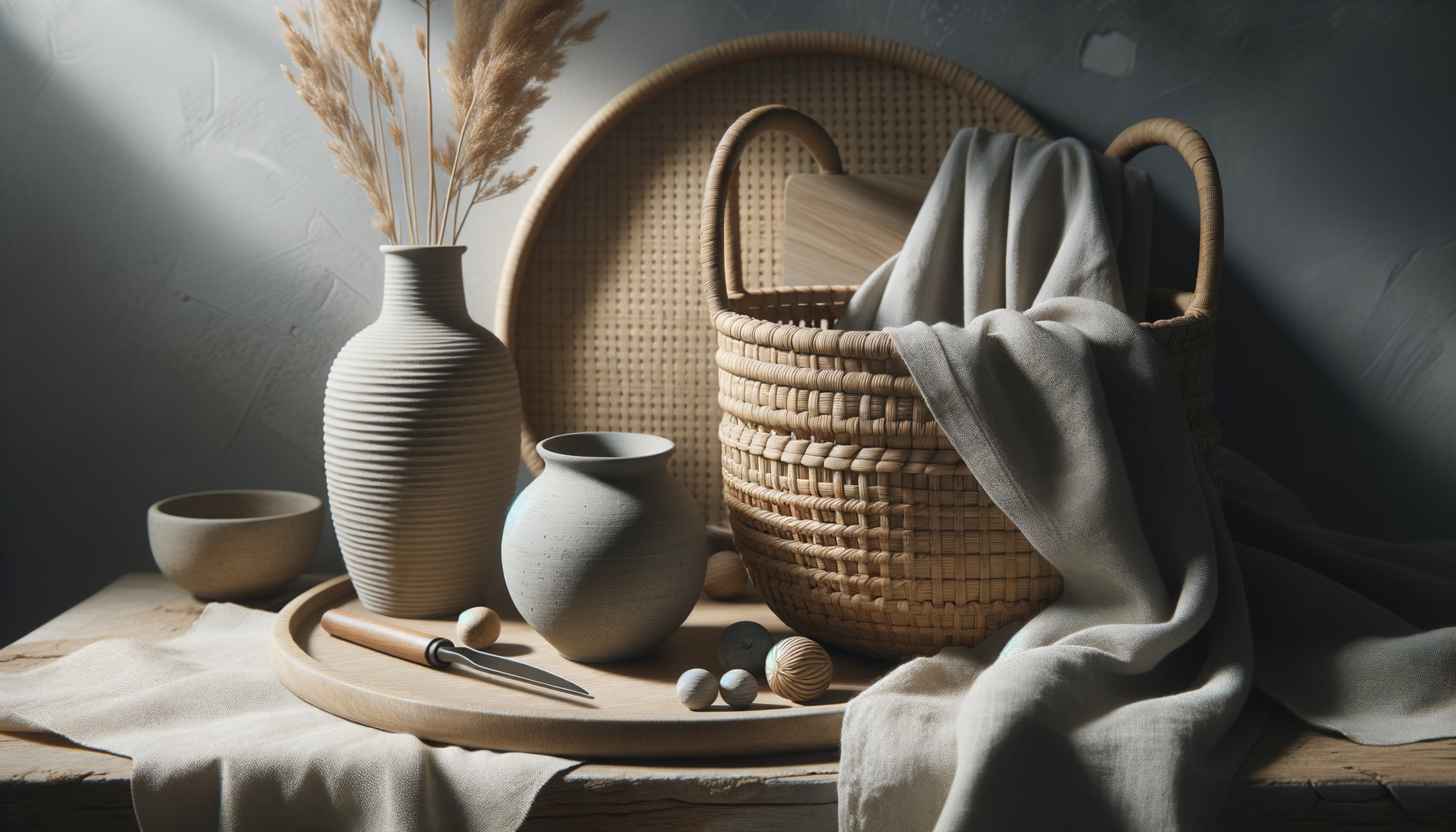 woven textures fabric &mdash; warm minimal detail