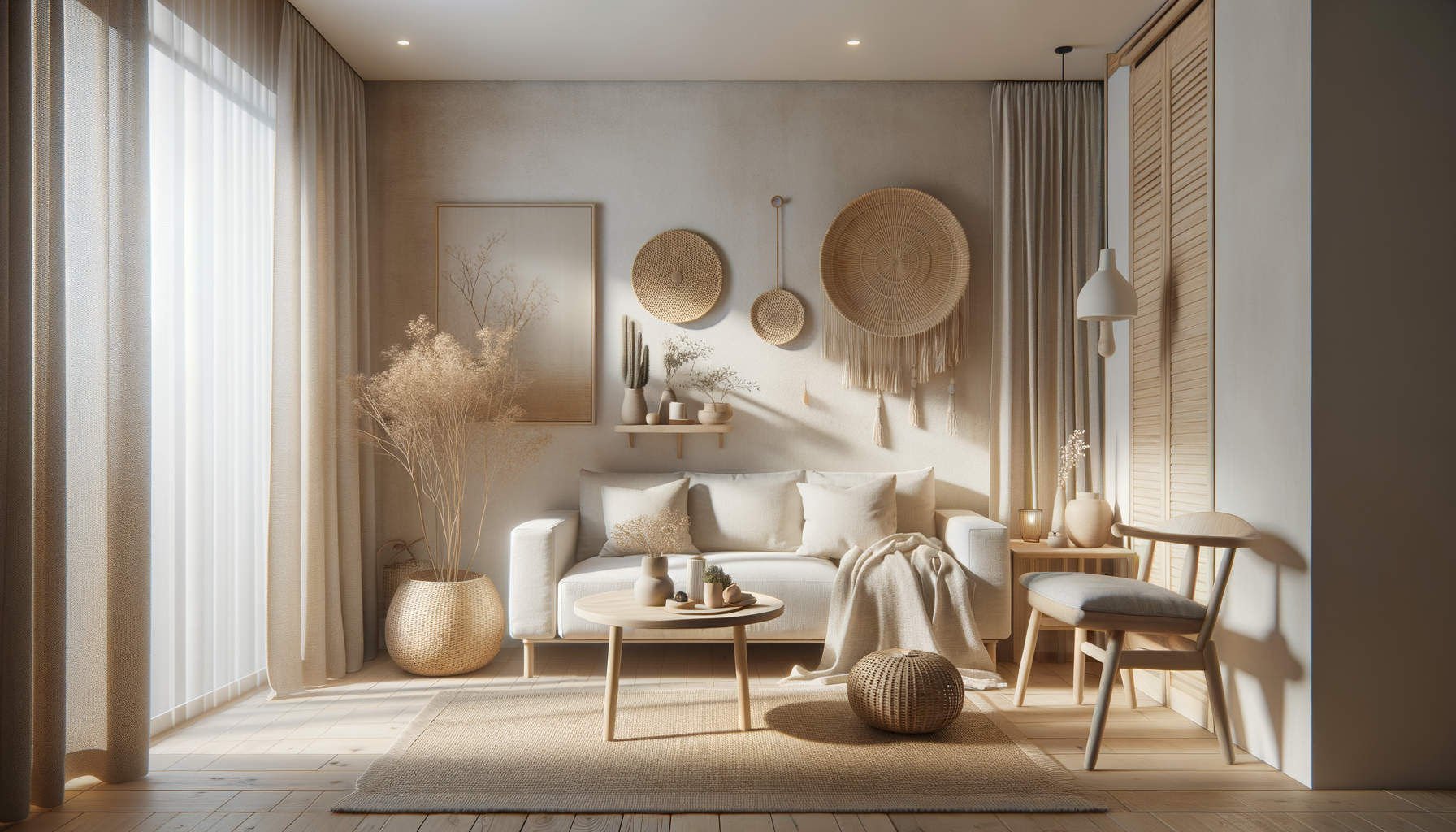 handcrafted interior details &mdash; natural textures