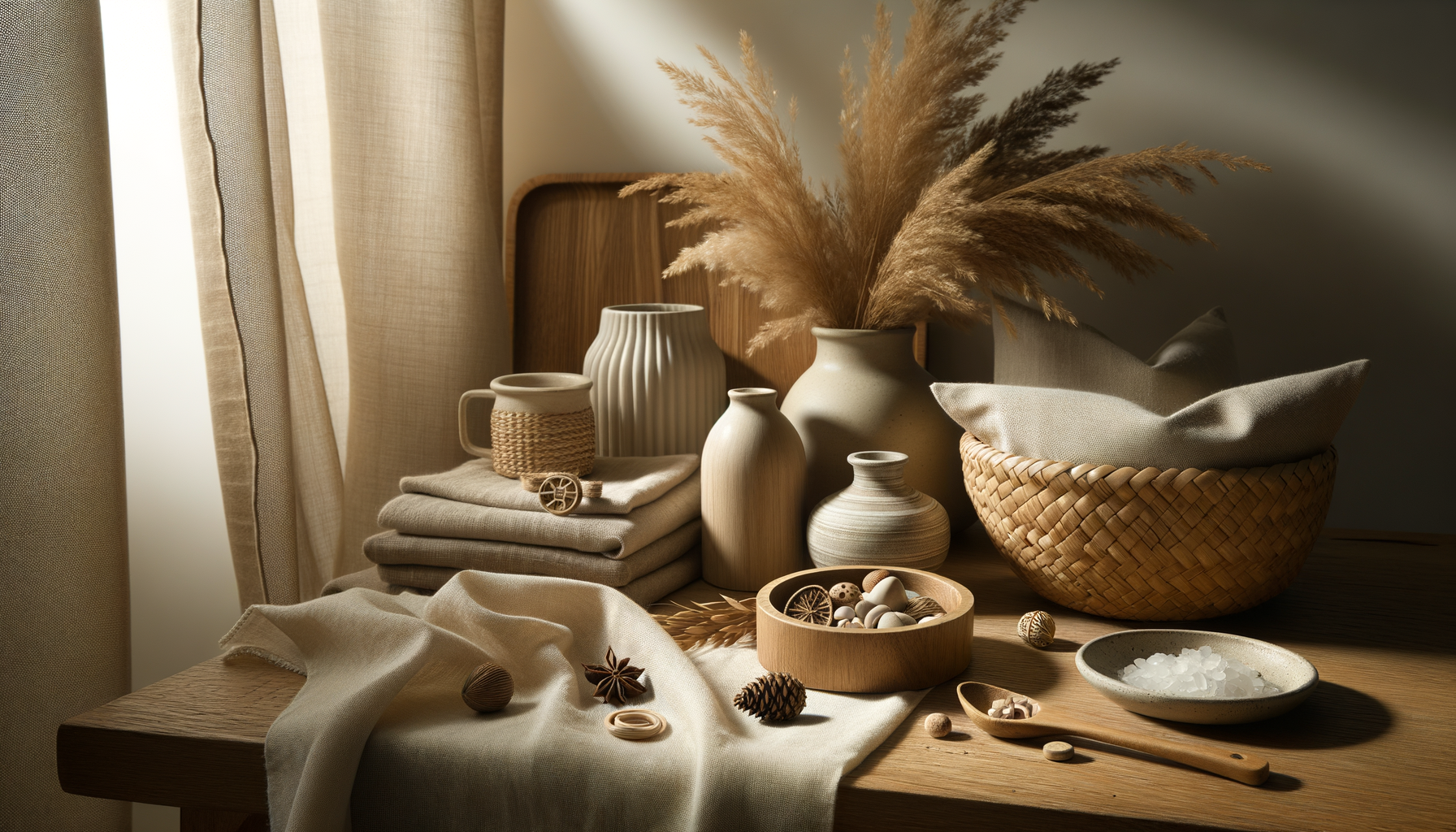 handcrafted interior details &mdash; warm minimal detail