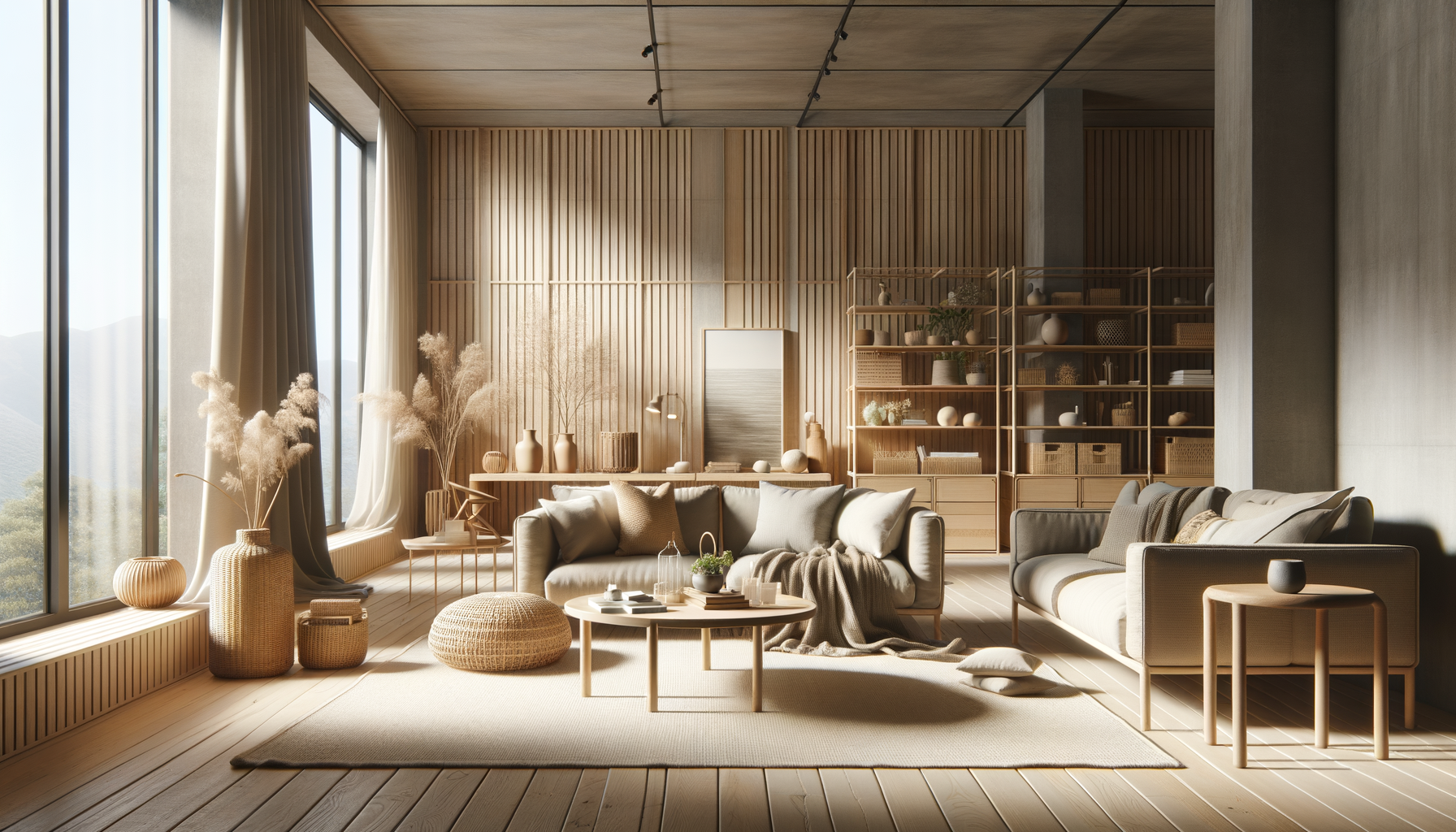 small balcony ideas &mdash; natural textures