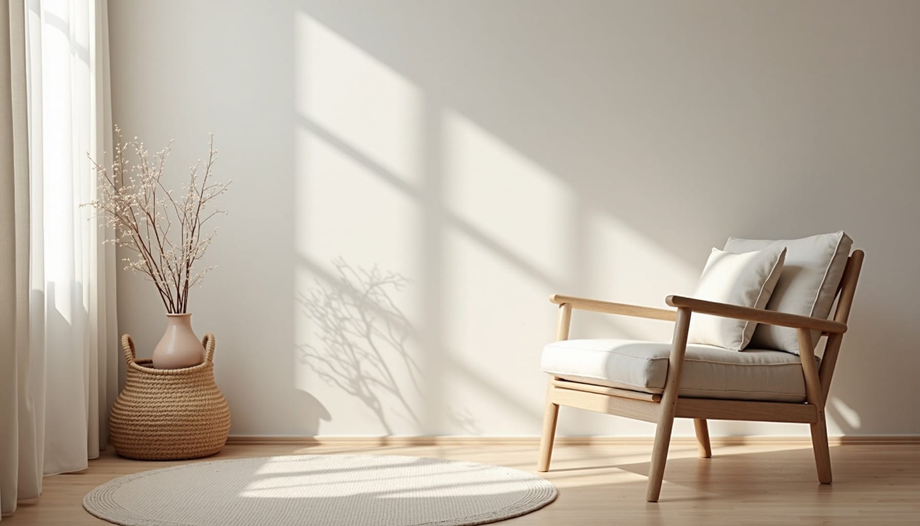 natural bedroom decor — natural textures