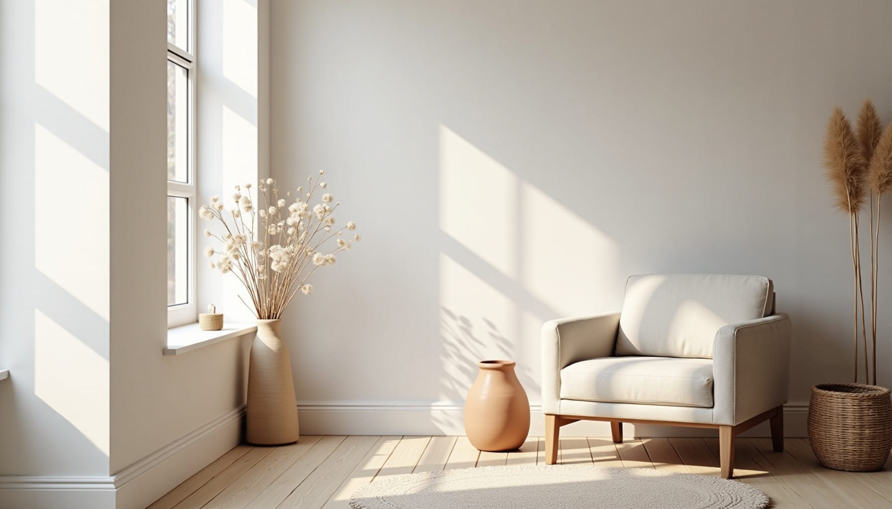 earthy home decor — natural textures
