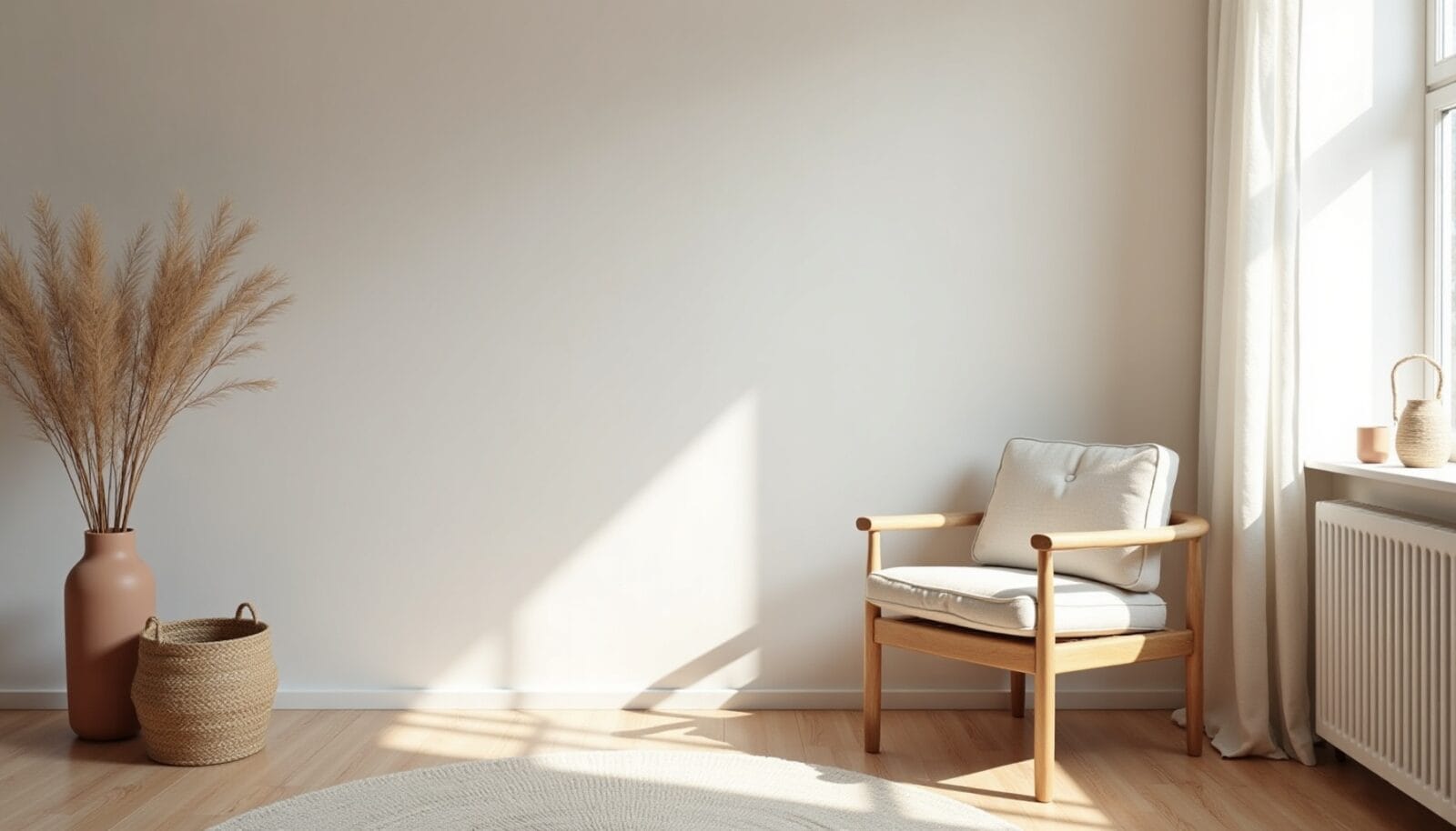 hygge home decor — natural textures