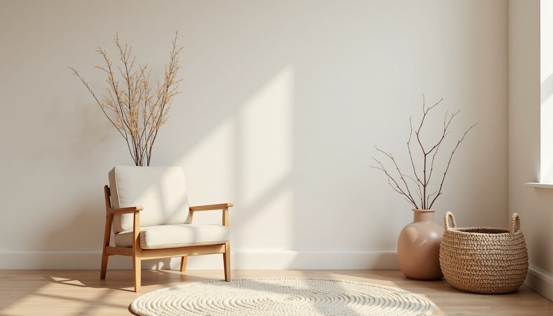 how to decorate a rented home — natural textures