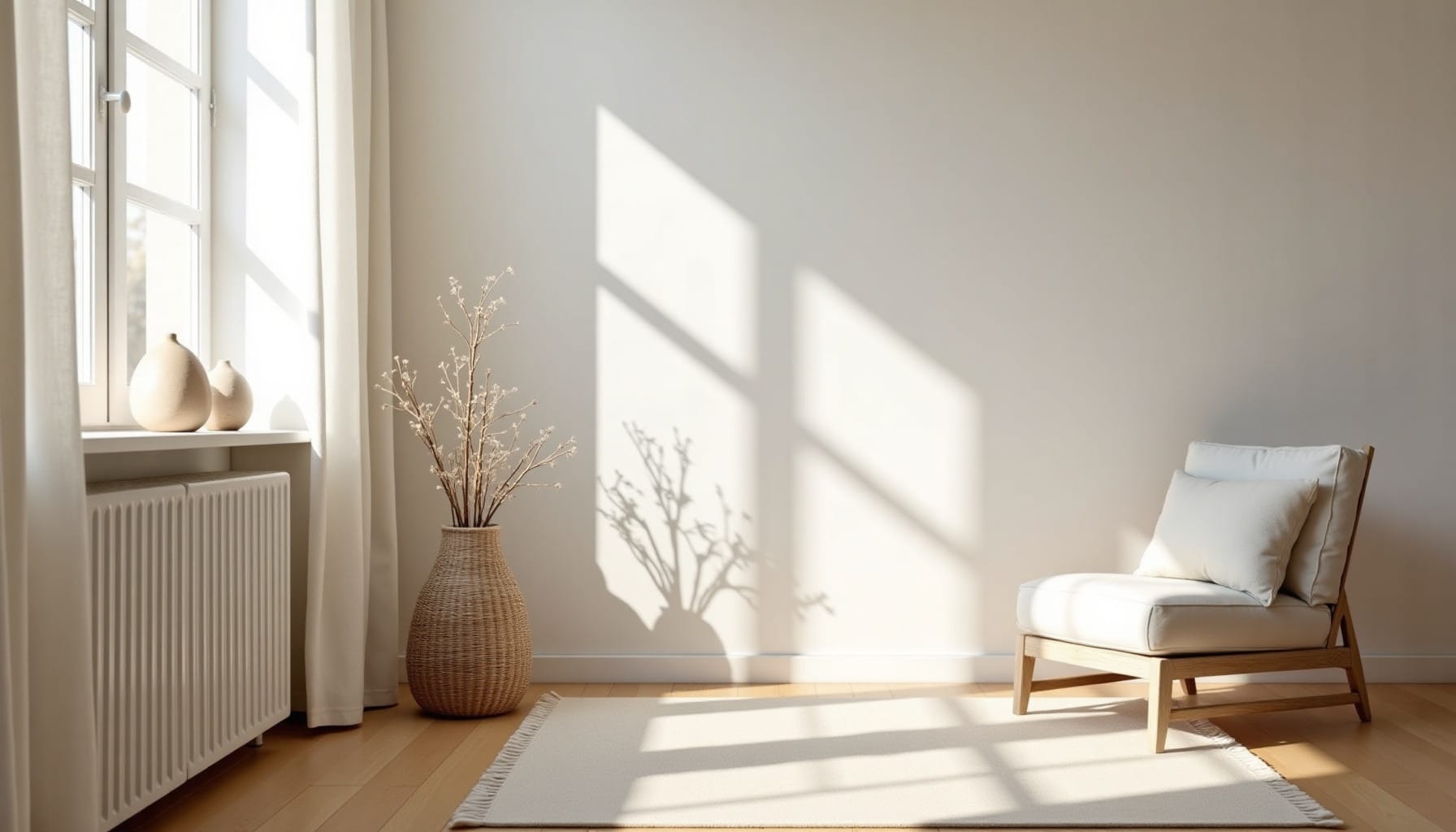 bedroom decor ideas — natural textures