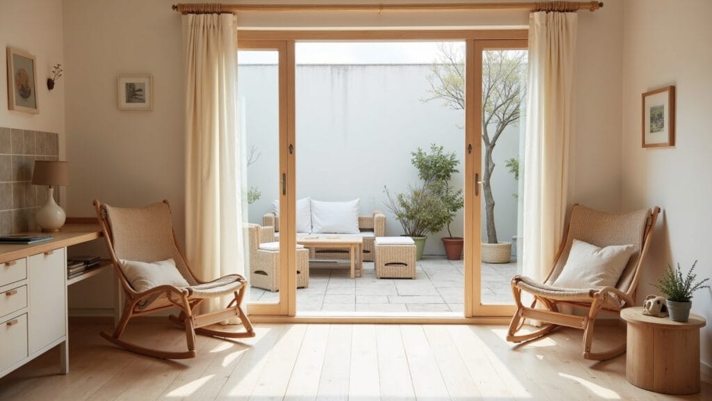 back patio ideas — calm interior