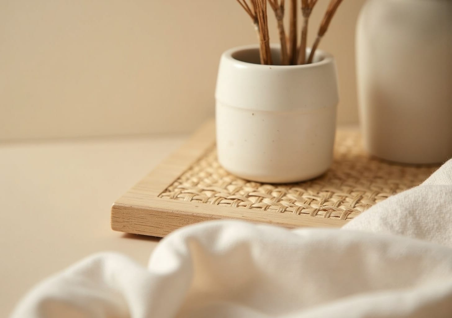 outdoor lighting — warm minimal detail