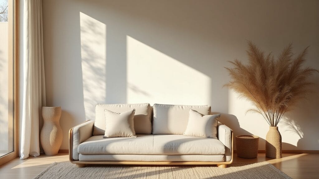 outdoor lighting — calm interior