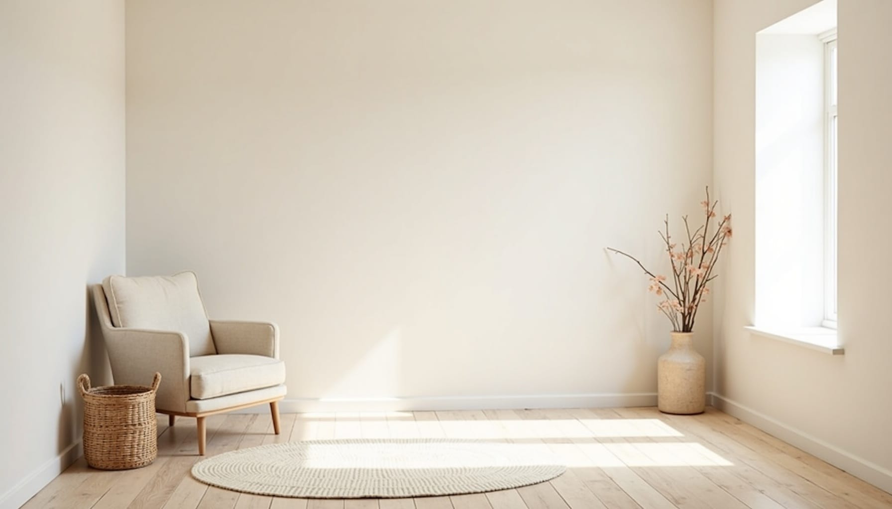 calm entryway ideas — natural textures