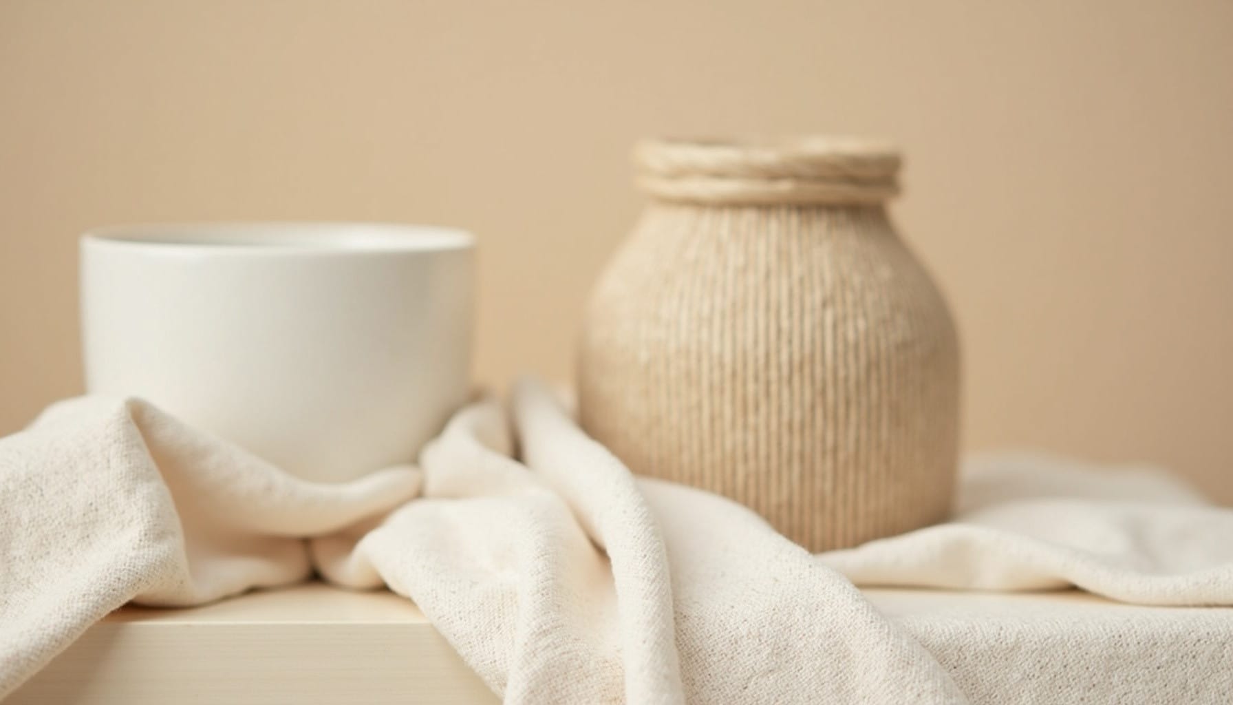 how to make a woven wall hanging — warm minimal detail