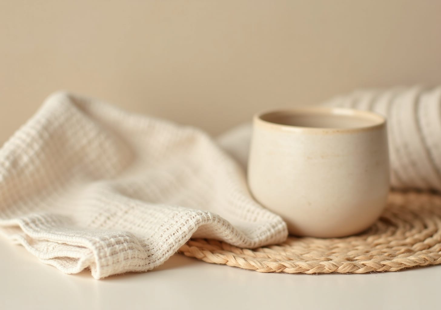 calm interior design — warm minimal detail