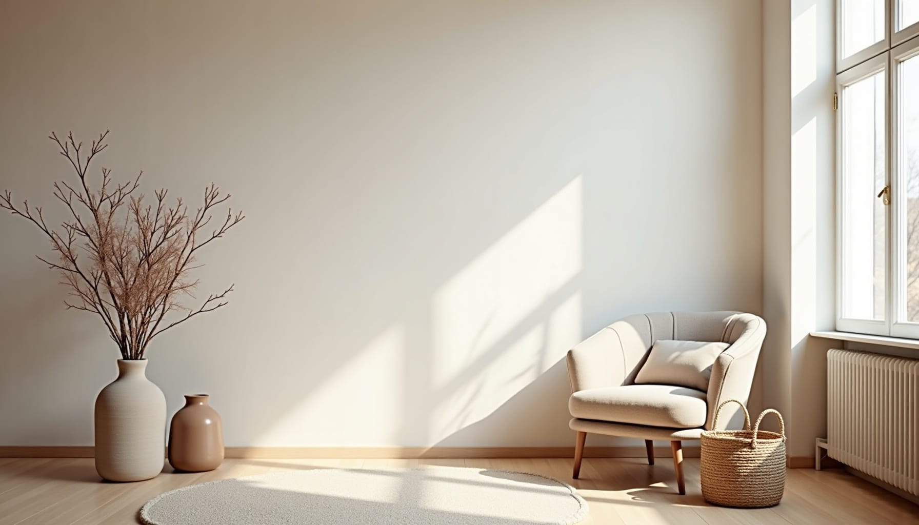 how to style a bookshelf — natural textures