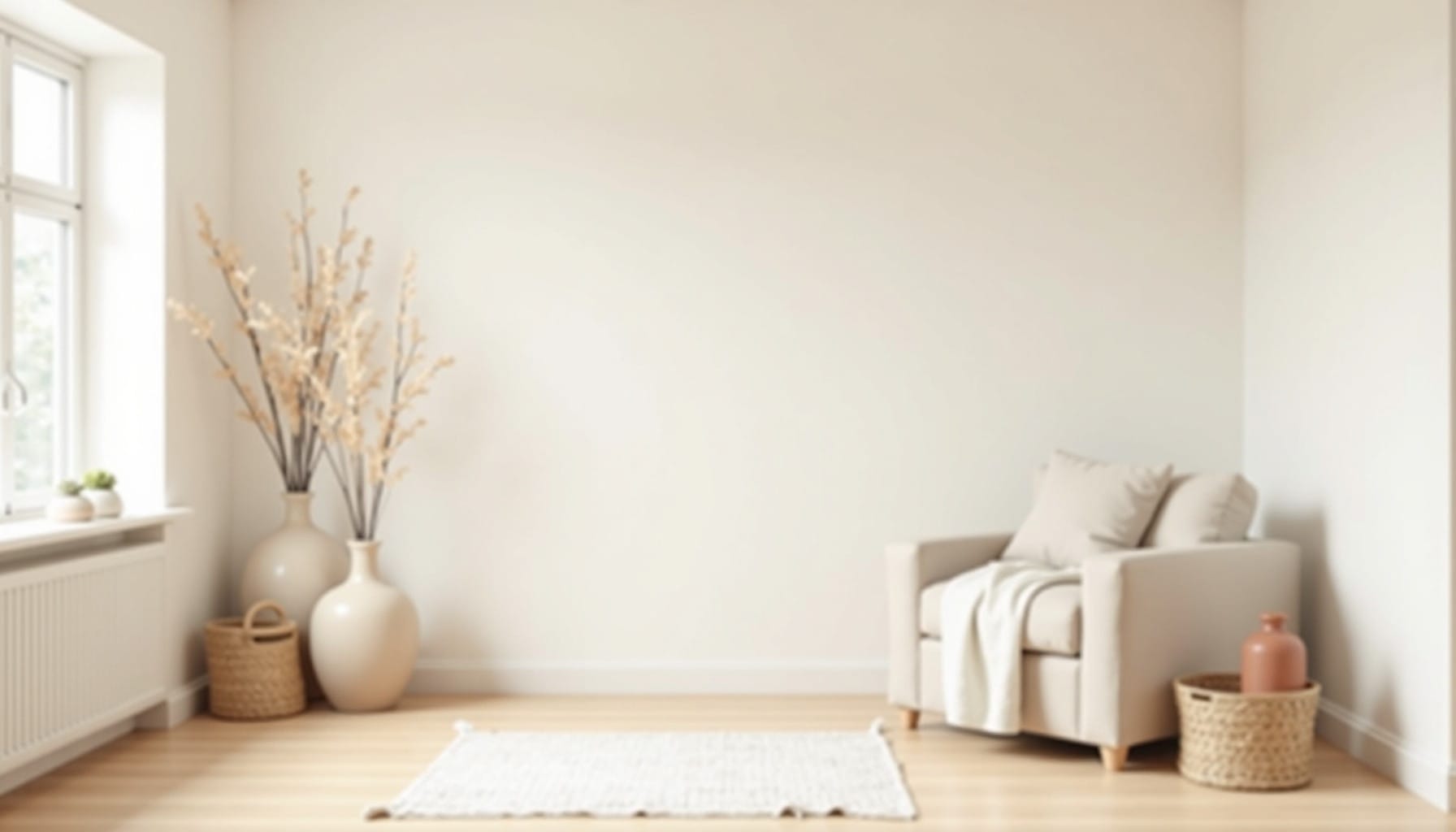 linen wall decor — natural textures