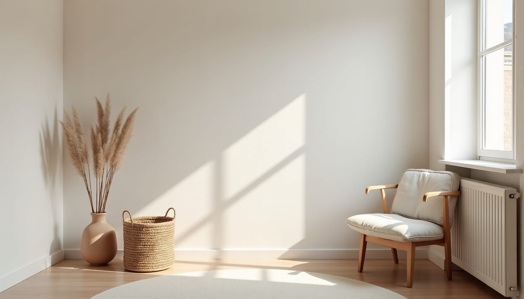 minimal bathroom surfaces — natural textures