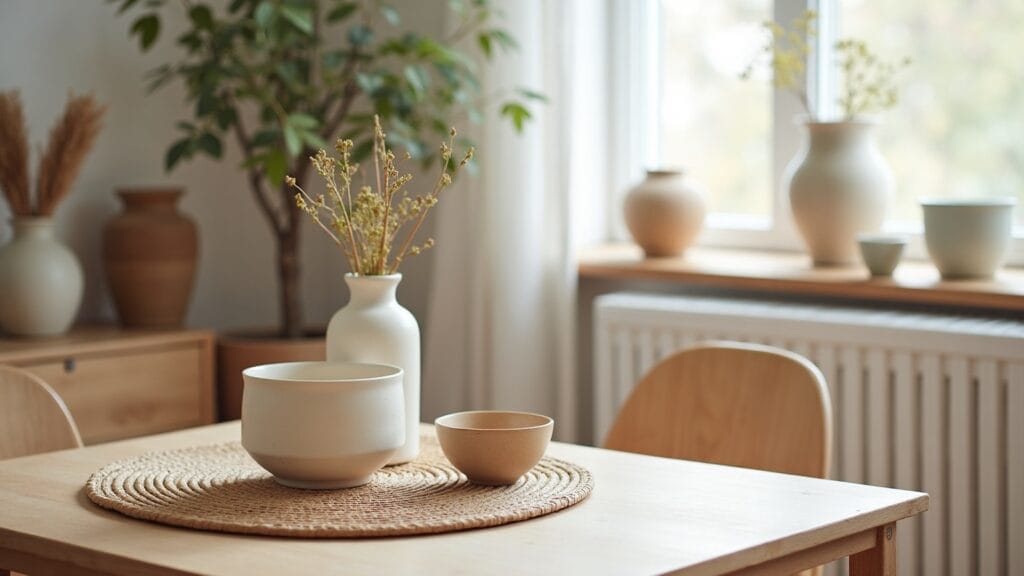 natural fiber table decor diy — calm interior