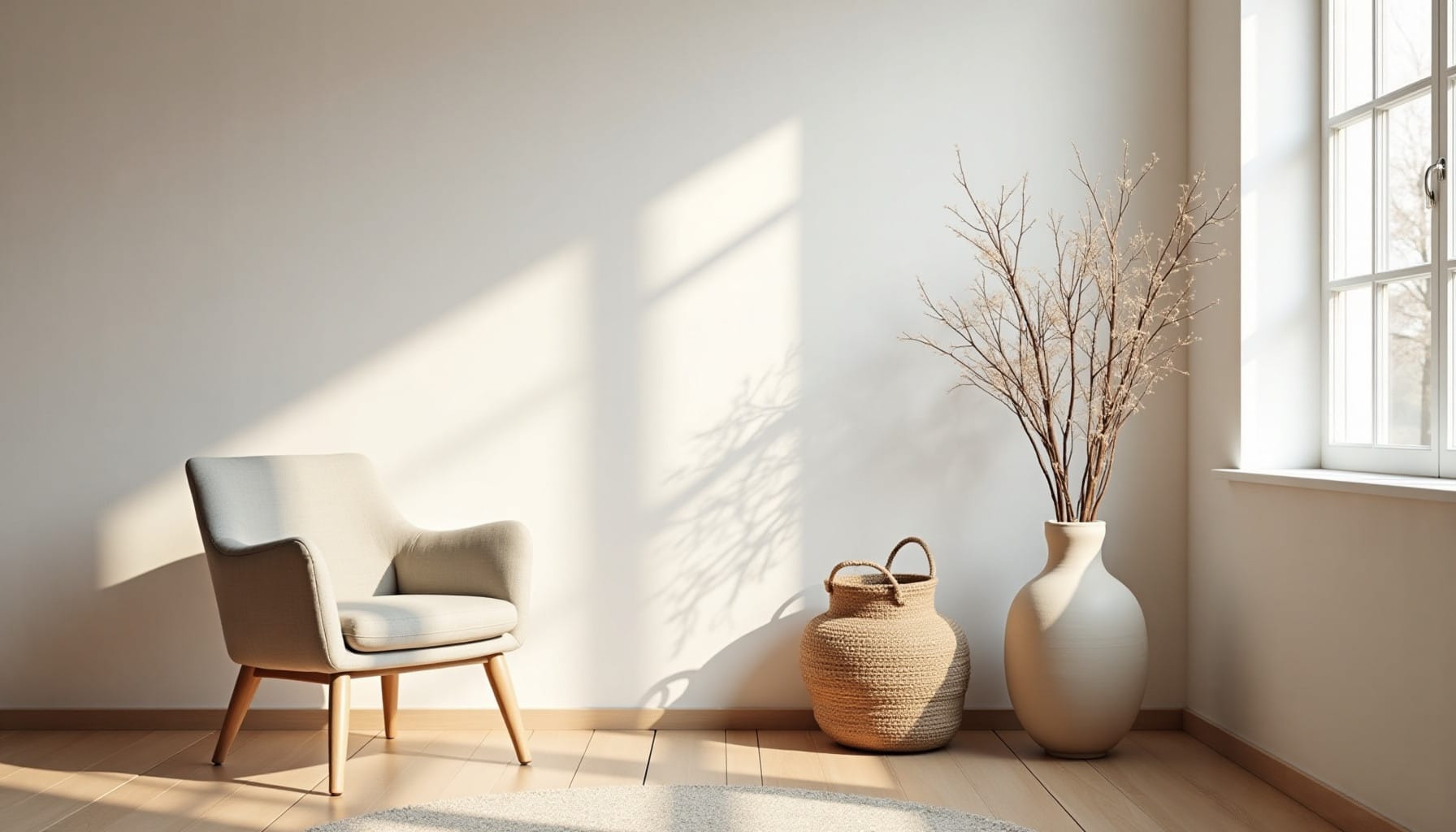 small bathroom decor ideas — natural textures