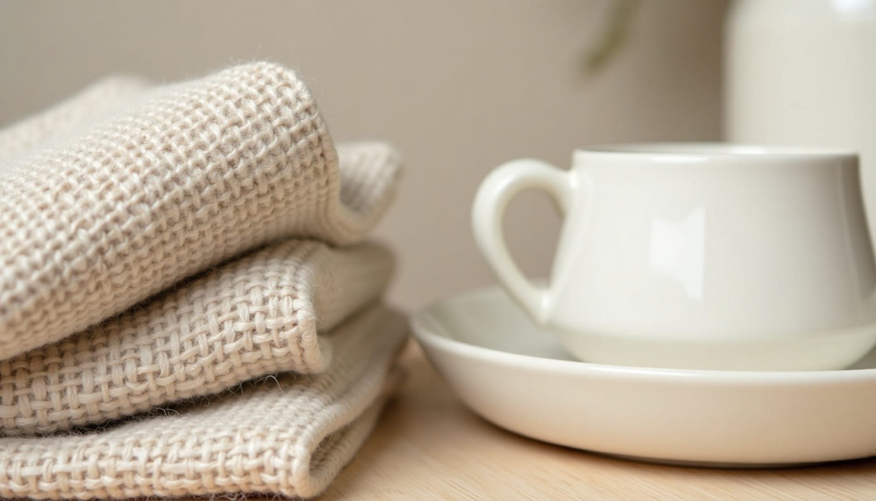 slow living aesthetic — warm minimal detail