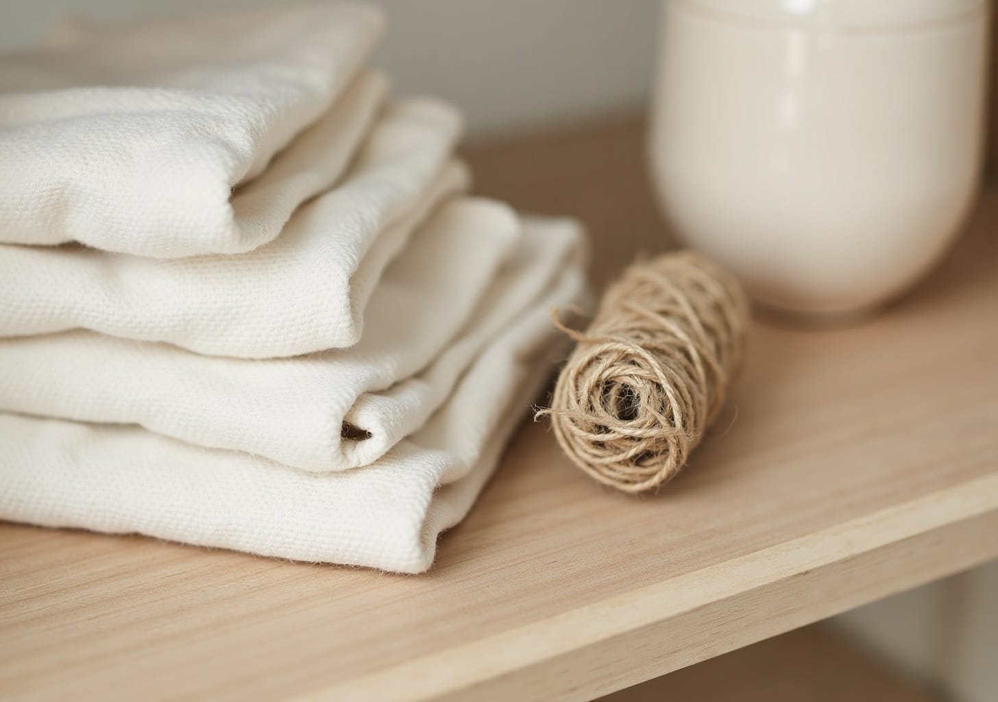 quiet shelf crafts — warm minimal detail