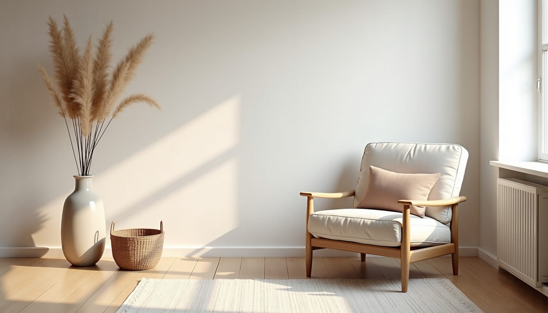 small patio decor — natural textures