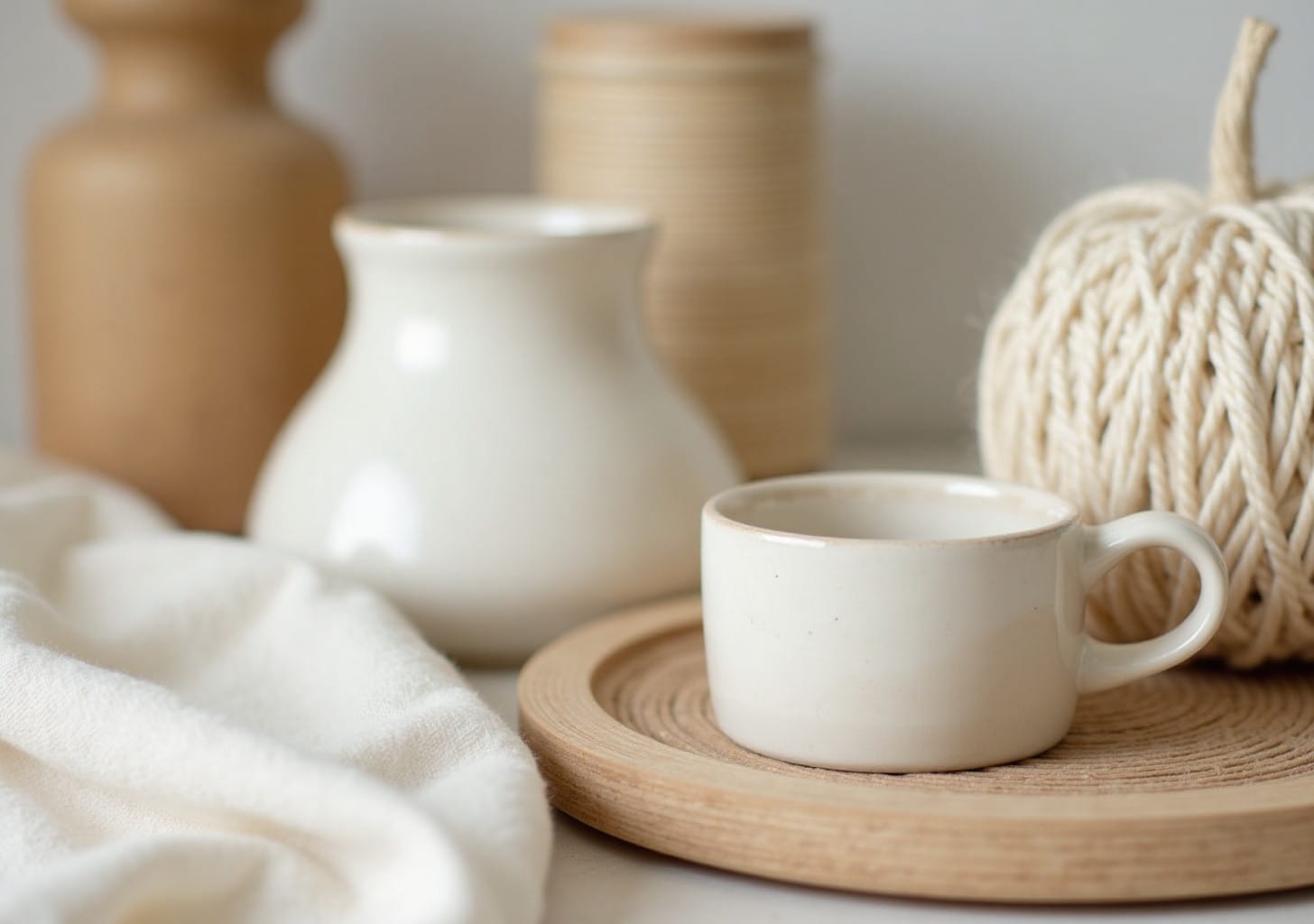 handmade kitchenware — warm minimal detail