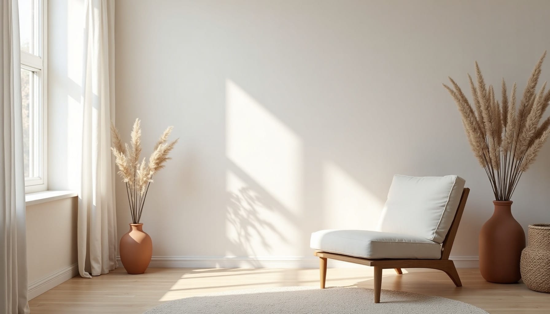neutral home decor — natural textures