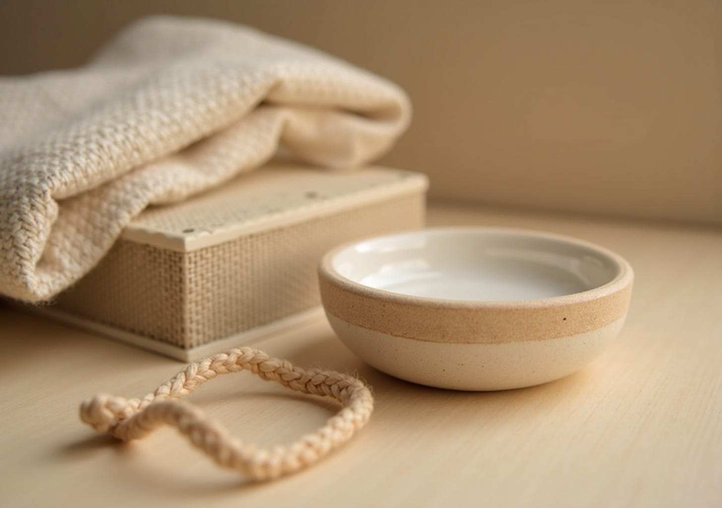 wooden keepsake boxes — warm minimal detail