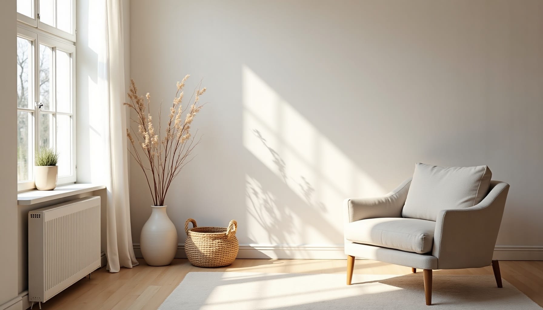 how to decorate a shelf — natural textures