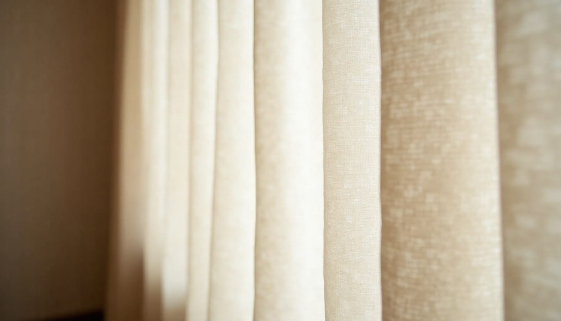 linen curtains living room — warm minimal detail
