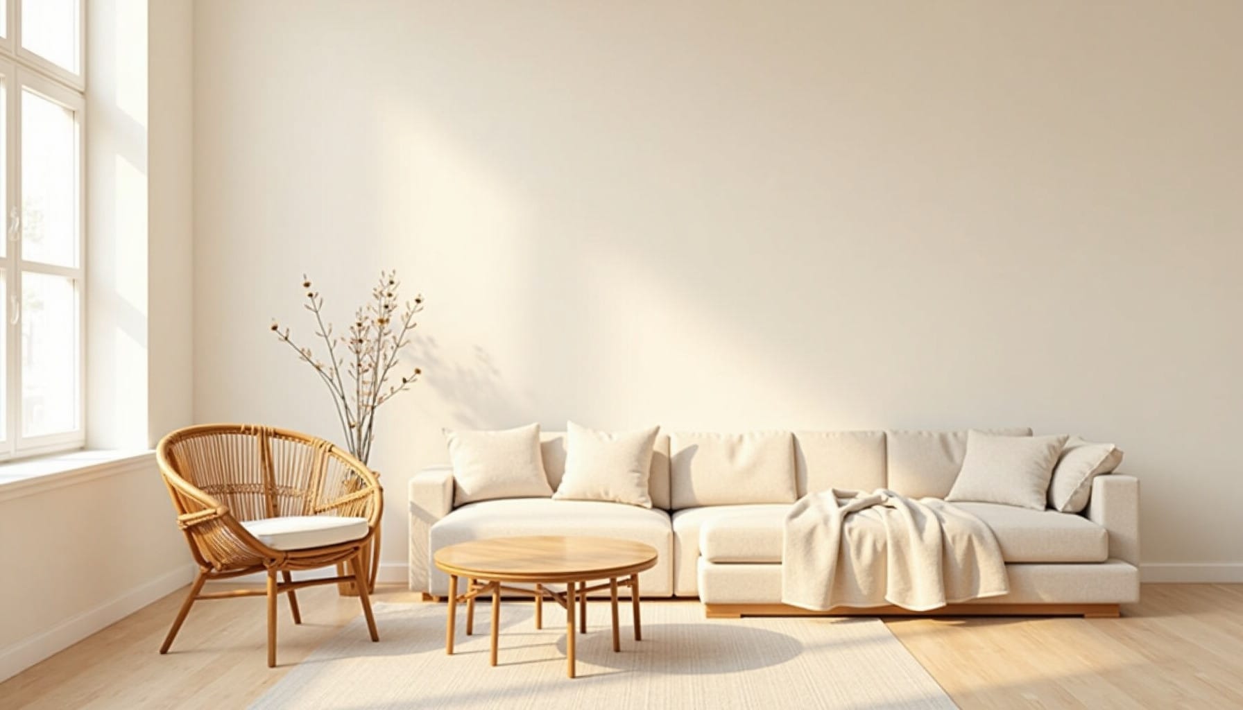 rattan vs wicker — natural textures