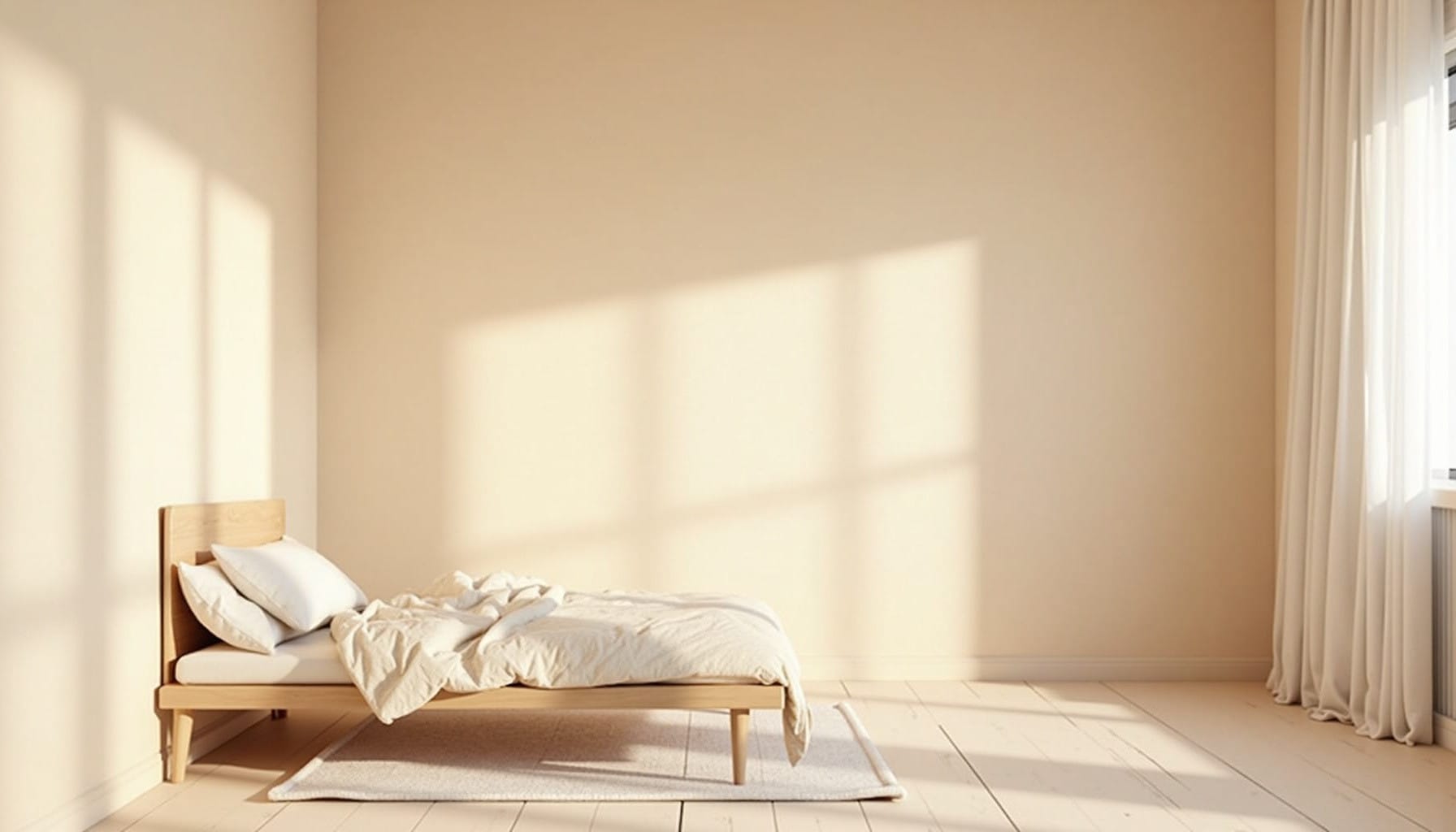 bedroom paint ideas — natural textures