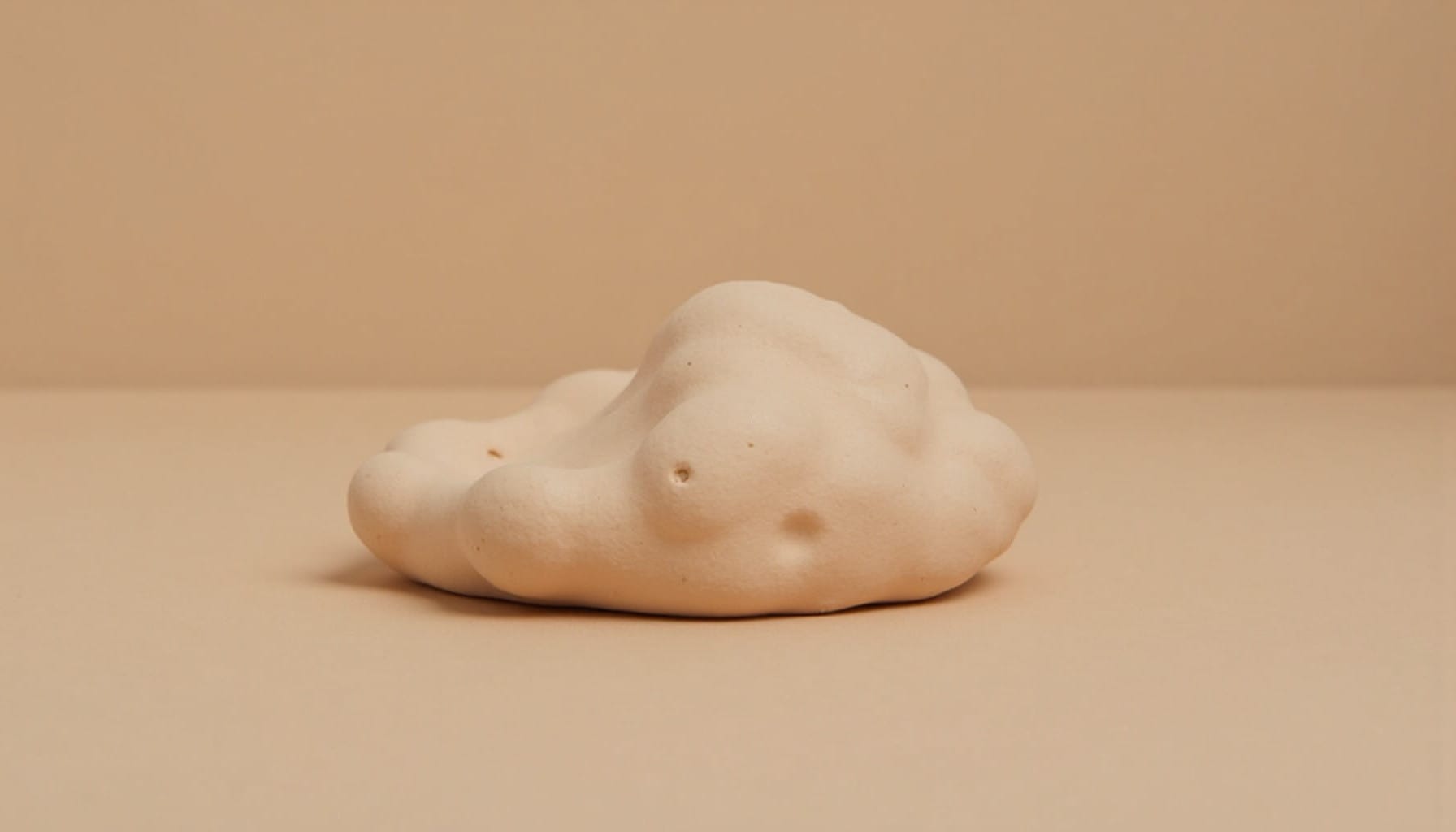 homemade air dry clay — warm minimal detail