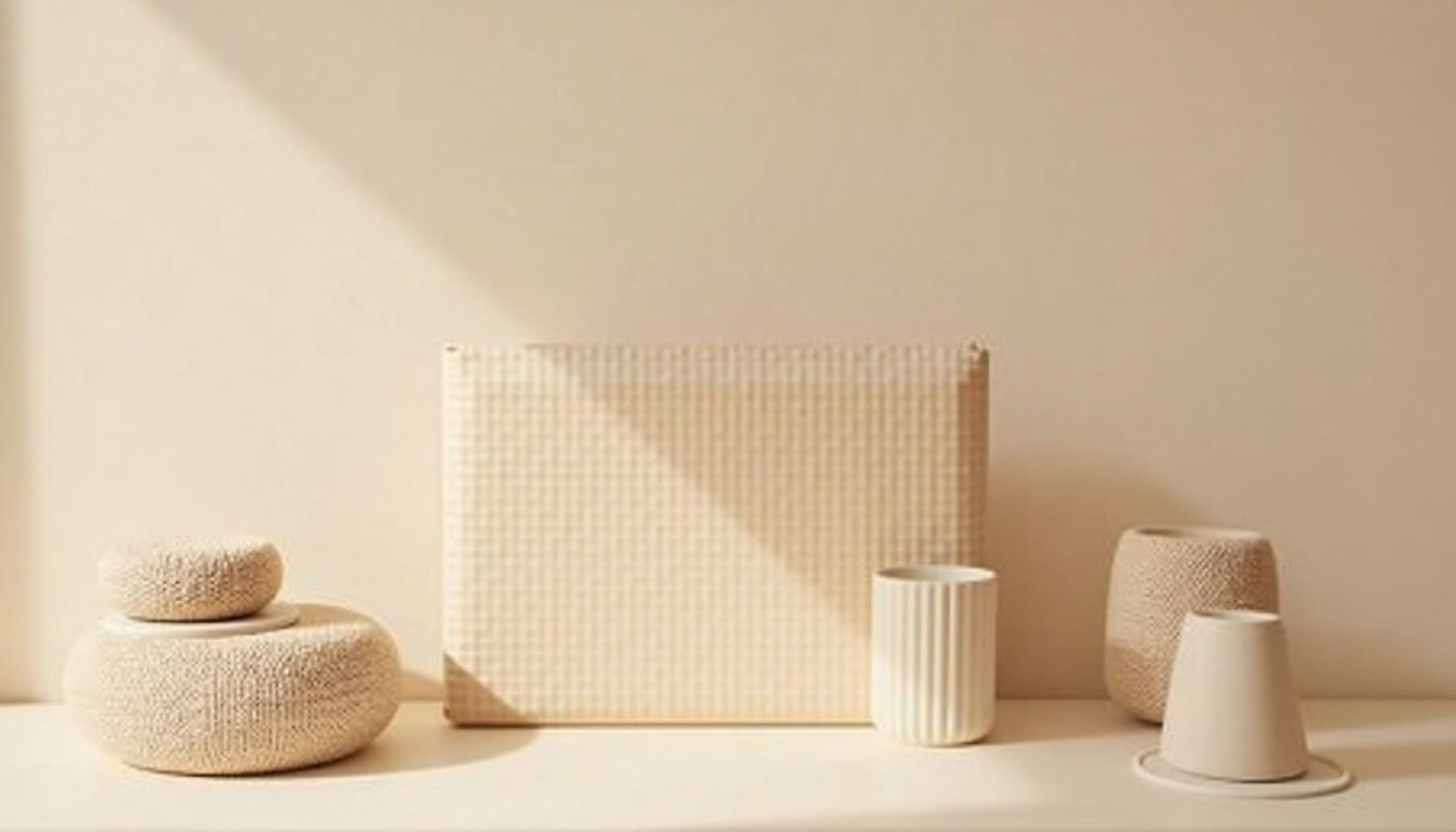 neutral living room ideas — warm minimal detail