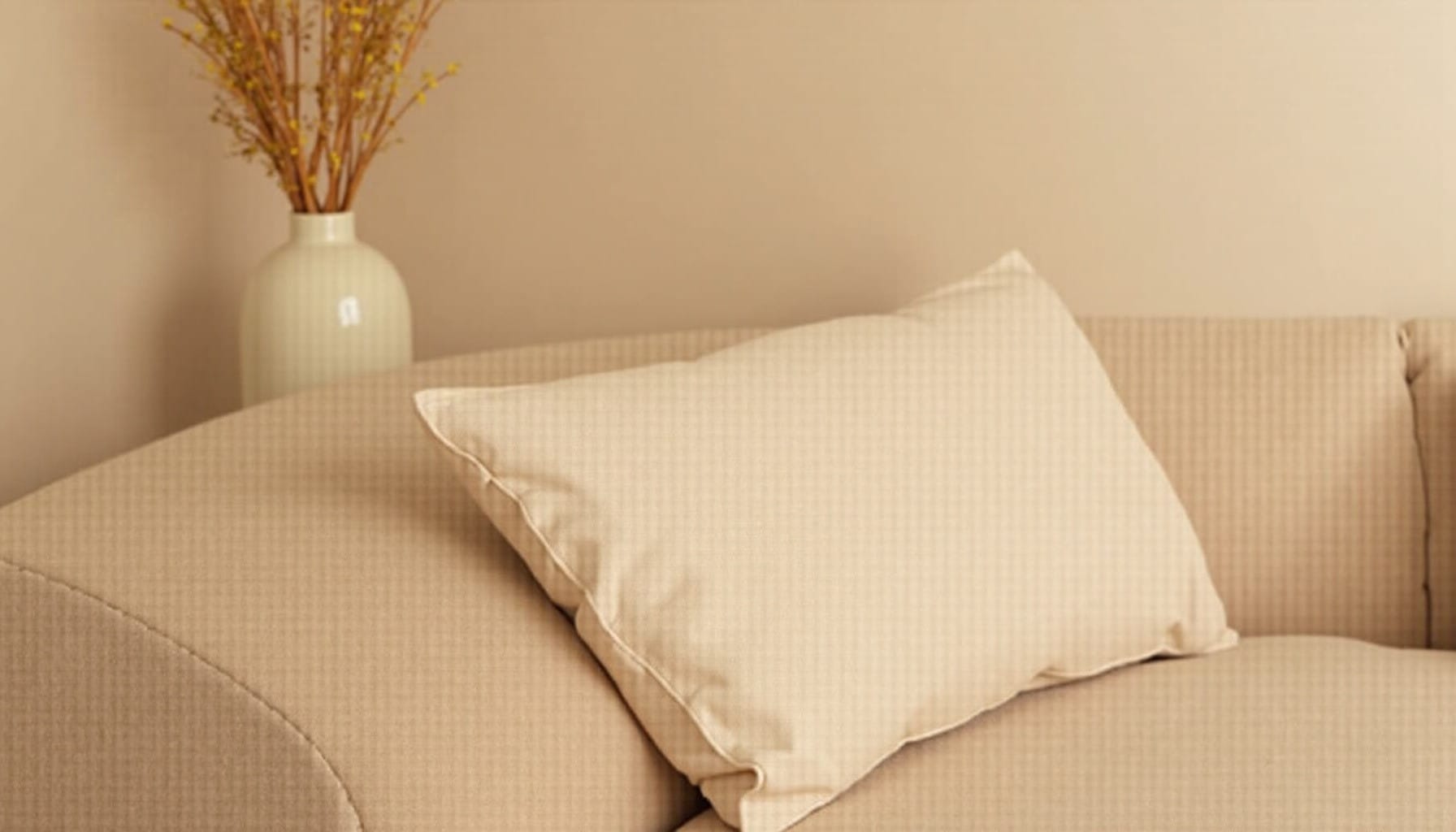 small living room furniture ideas — warm minimal detail