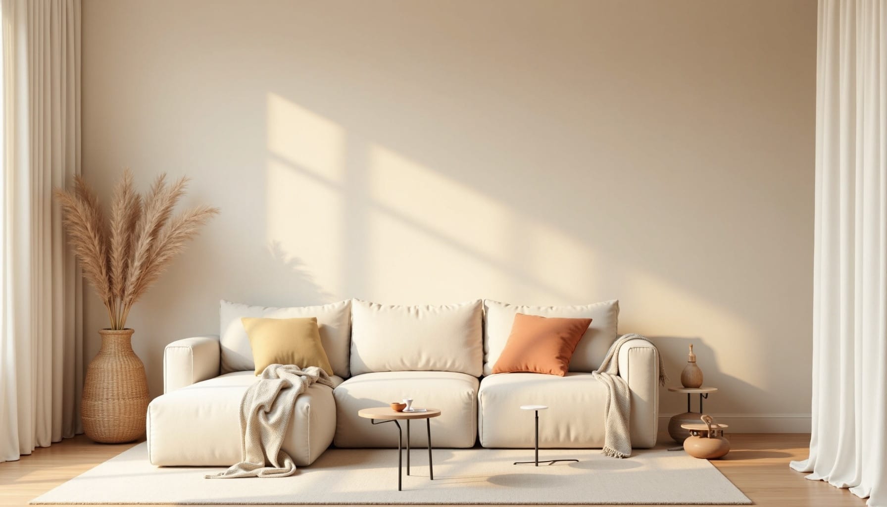 earthy living room ideas — natural textures