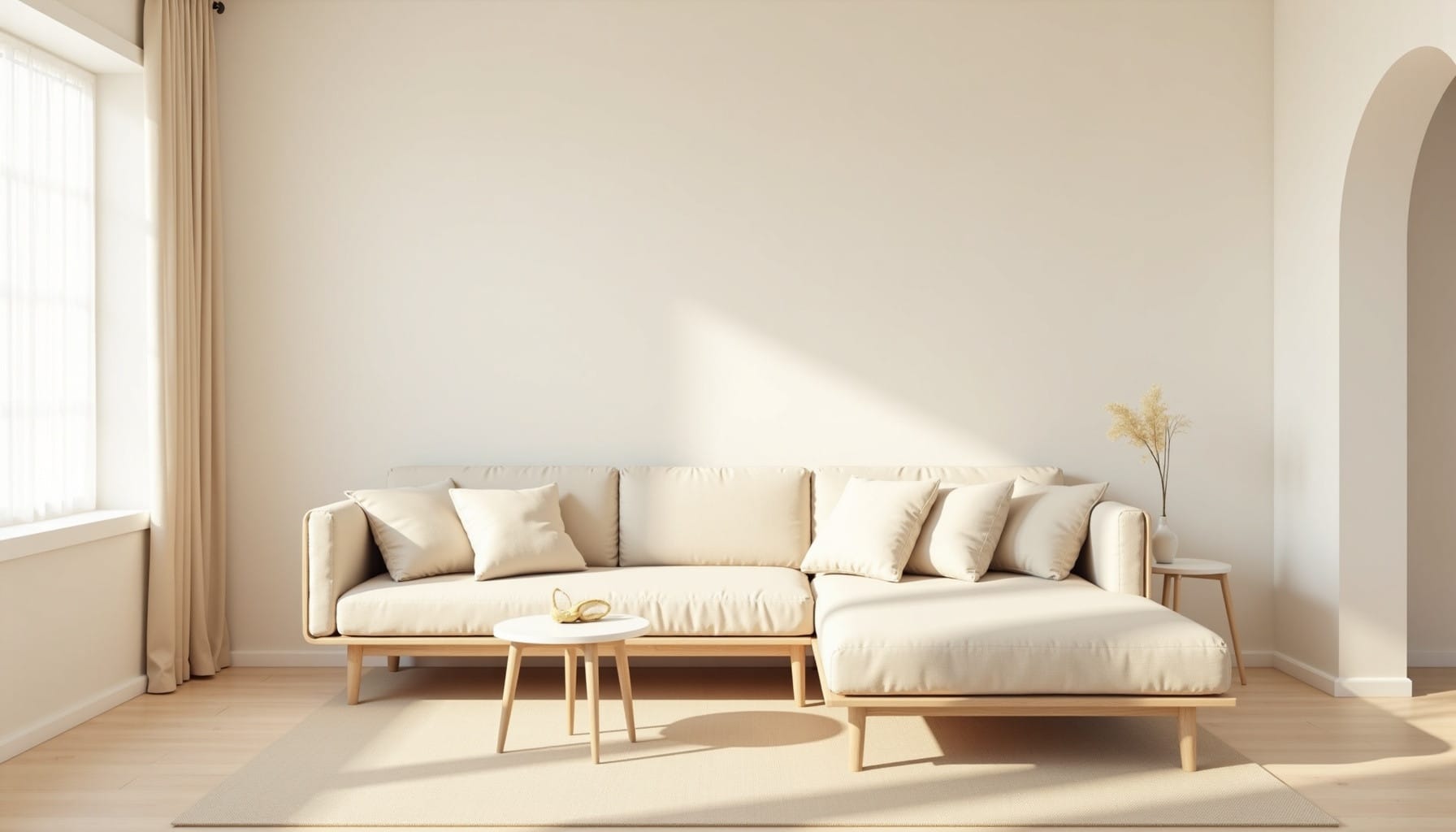 small living room furniture ideas — natural textures