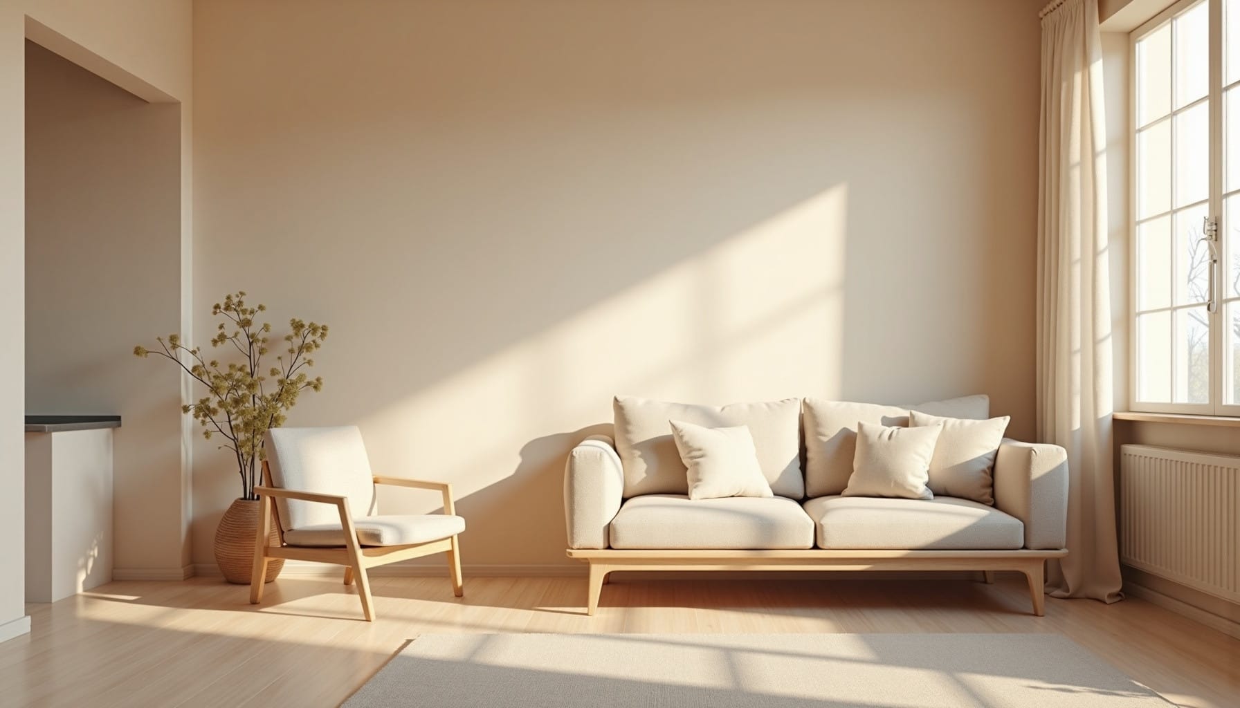 small living room colour ideas — natural textures