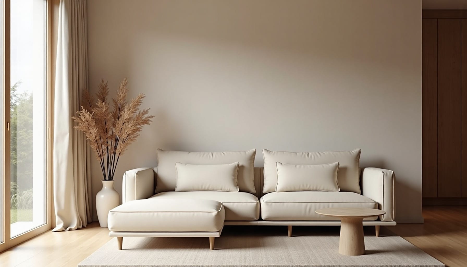 living room ideas for dark rooms — natural textures