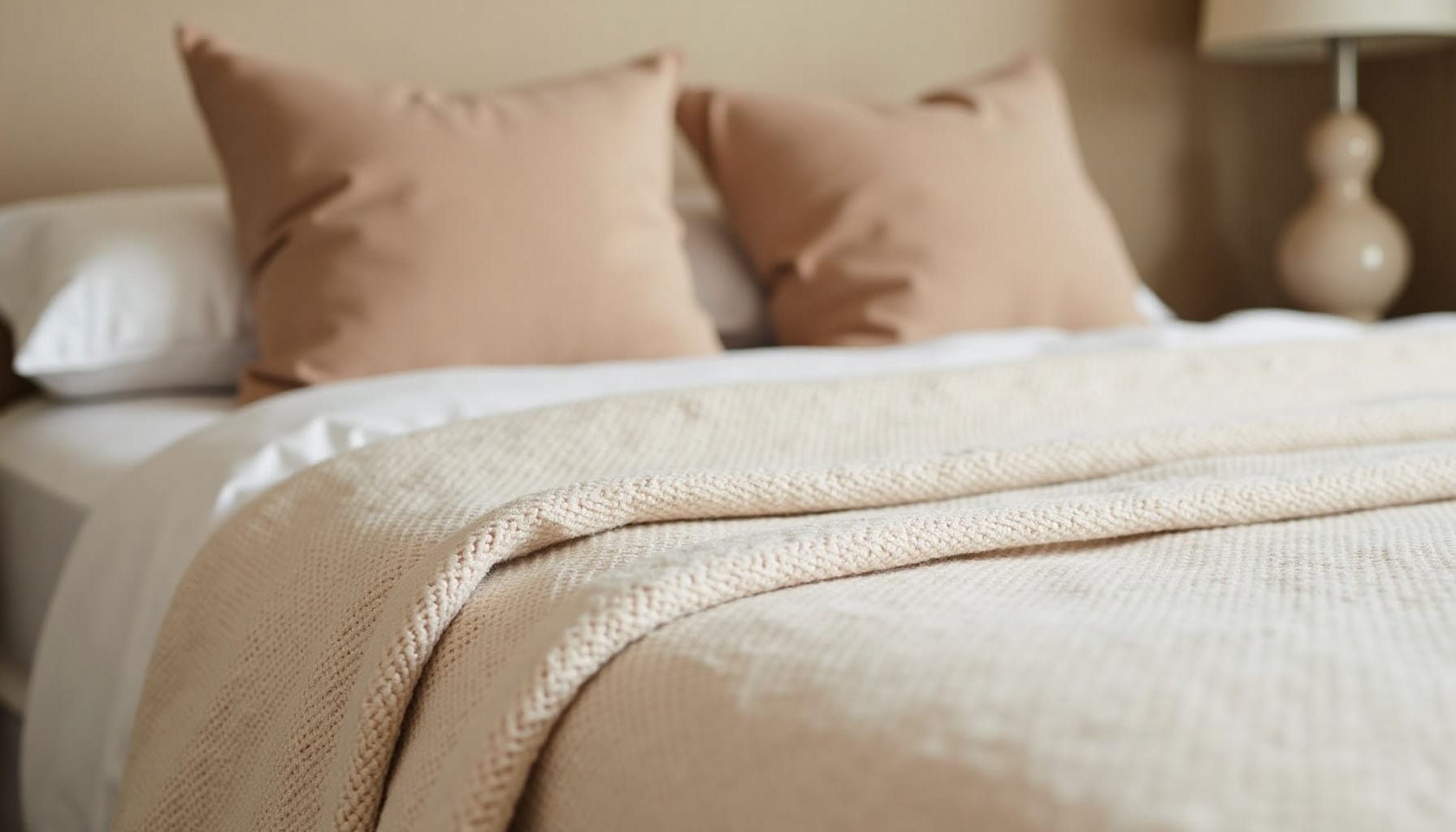 guest bedroom ideas — warm minimal detail