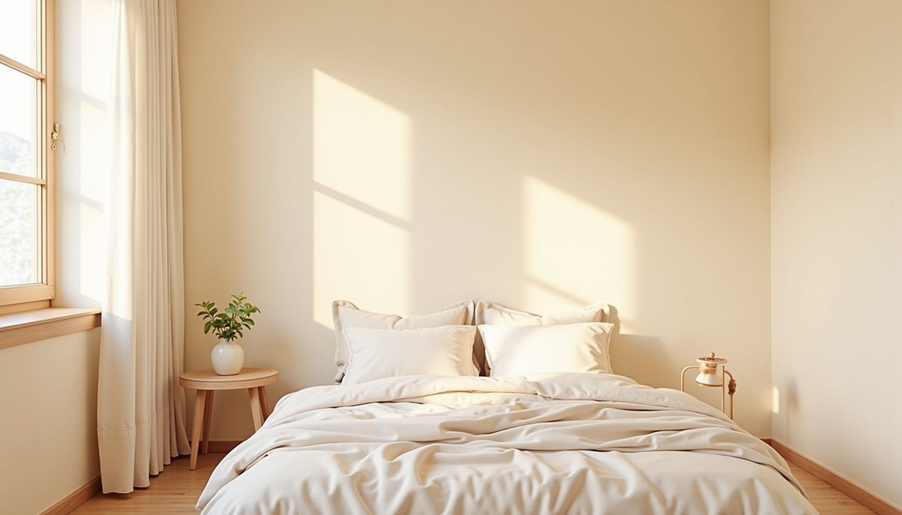 small single bedroom decorating ideas — natural textures