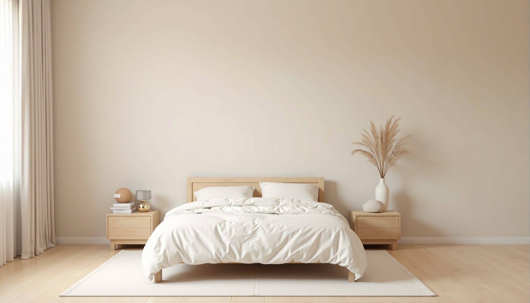 grey bedroom ideas, natural textures