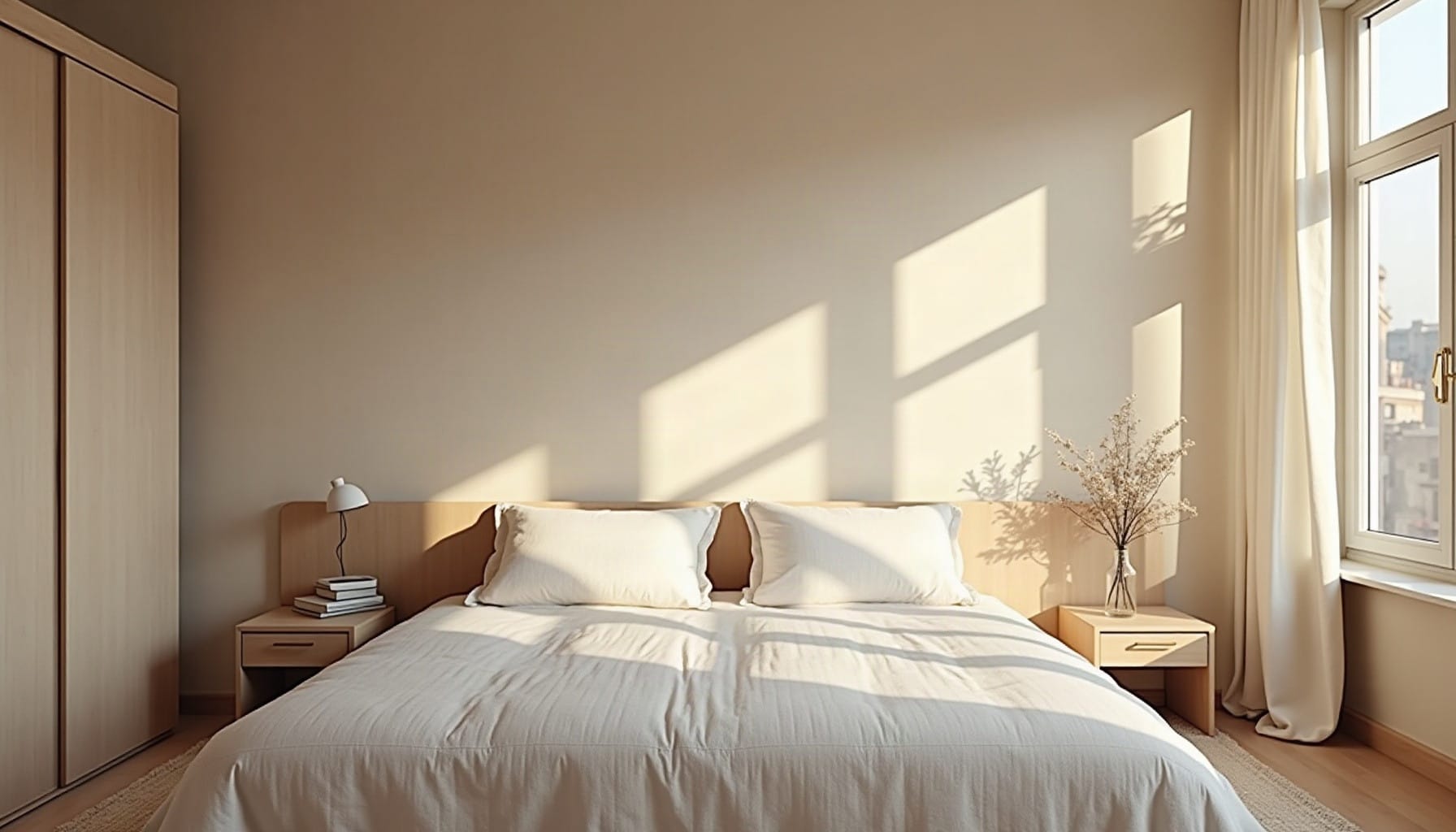 bedroom ideas for couples — natural textures