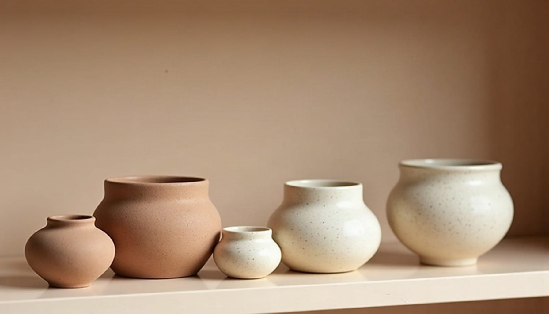 shelf ornaments — warm minimal detail