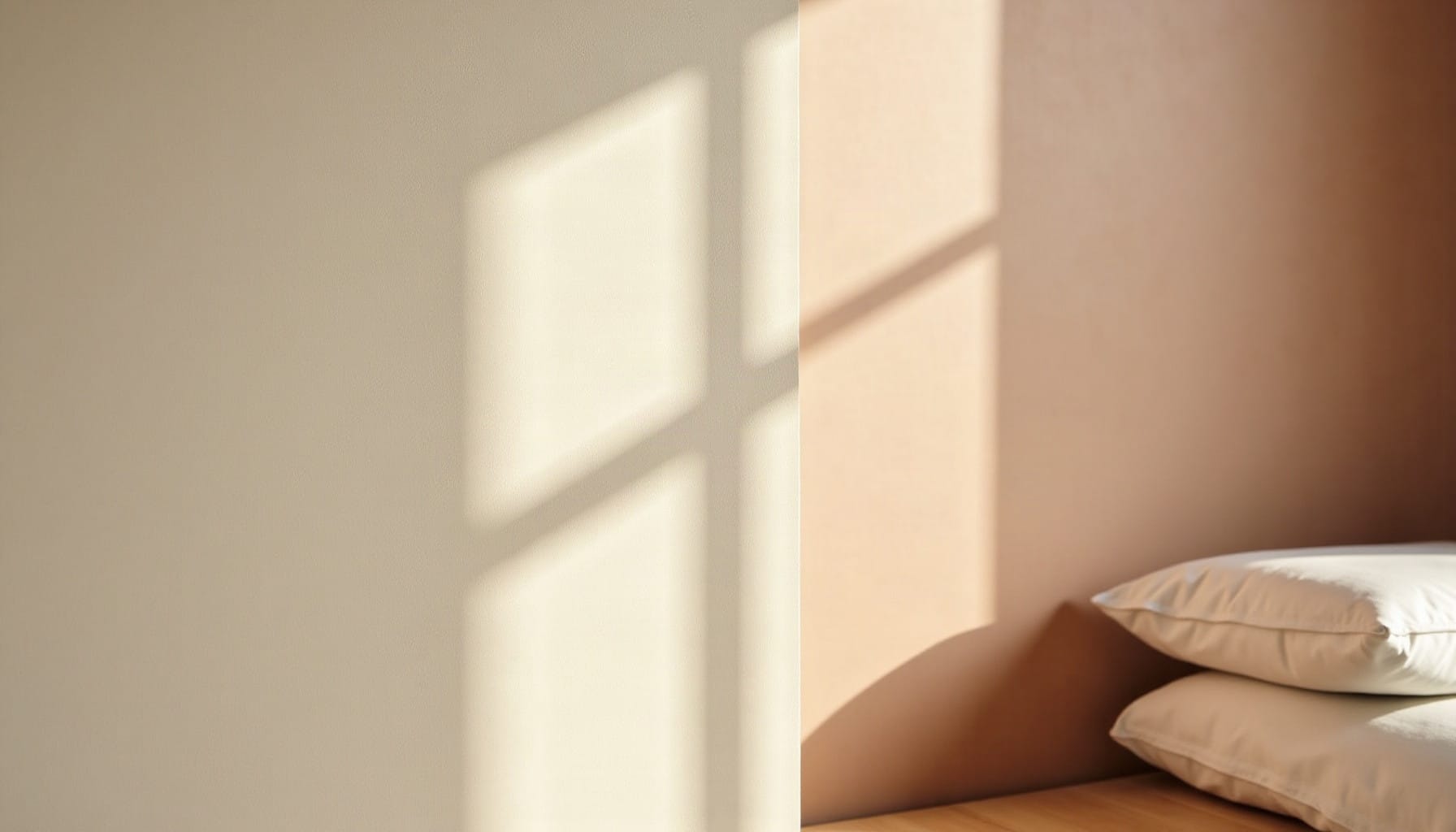 bedroom wall colours, warm minimal detail
