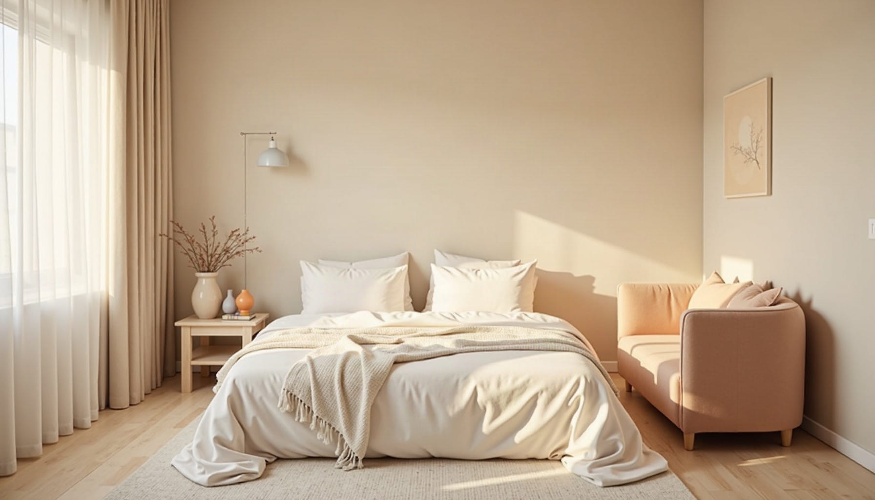 bedroom inspiration — natural textures