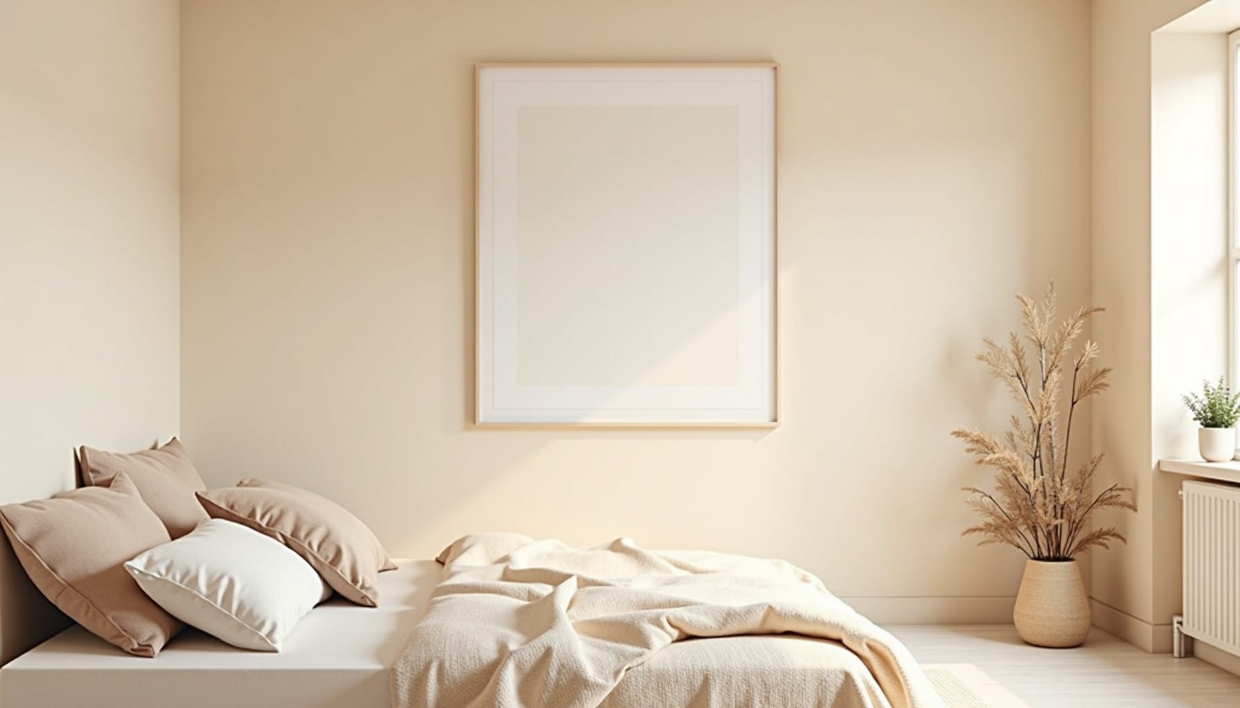 bedroom prints — natural textures