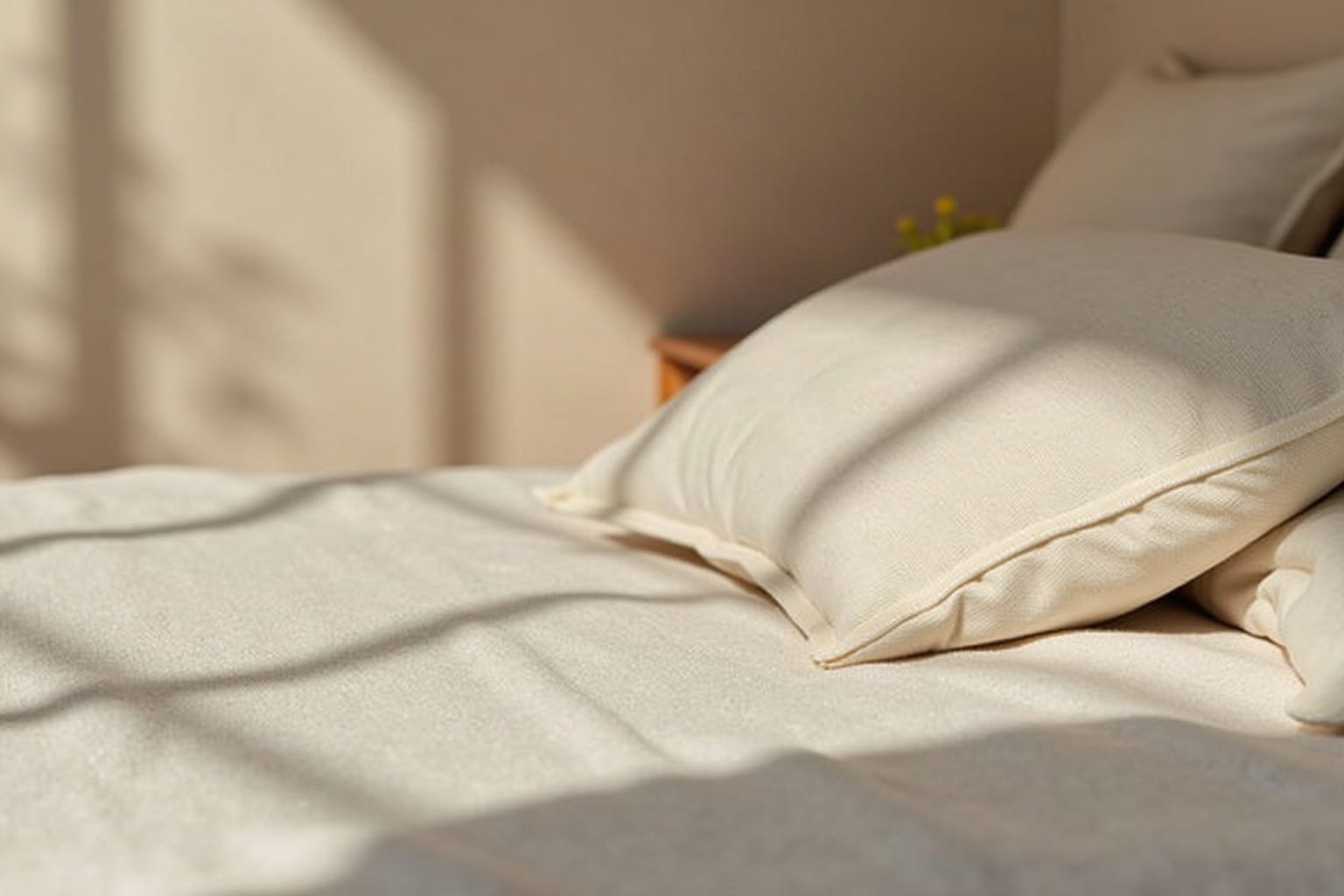 attic bedroom ideas — warm minimal detail