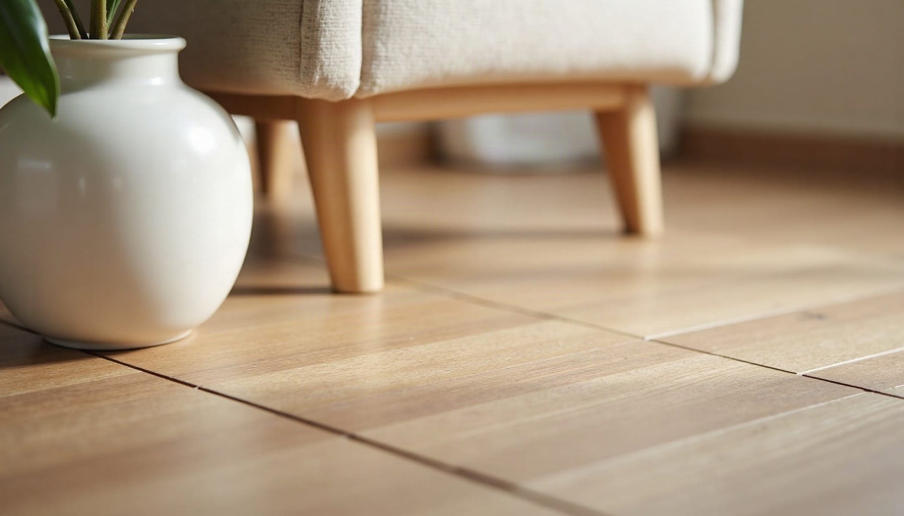 living room ideas for dark wood floors, warm minimal detail