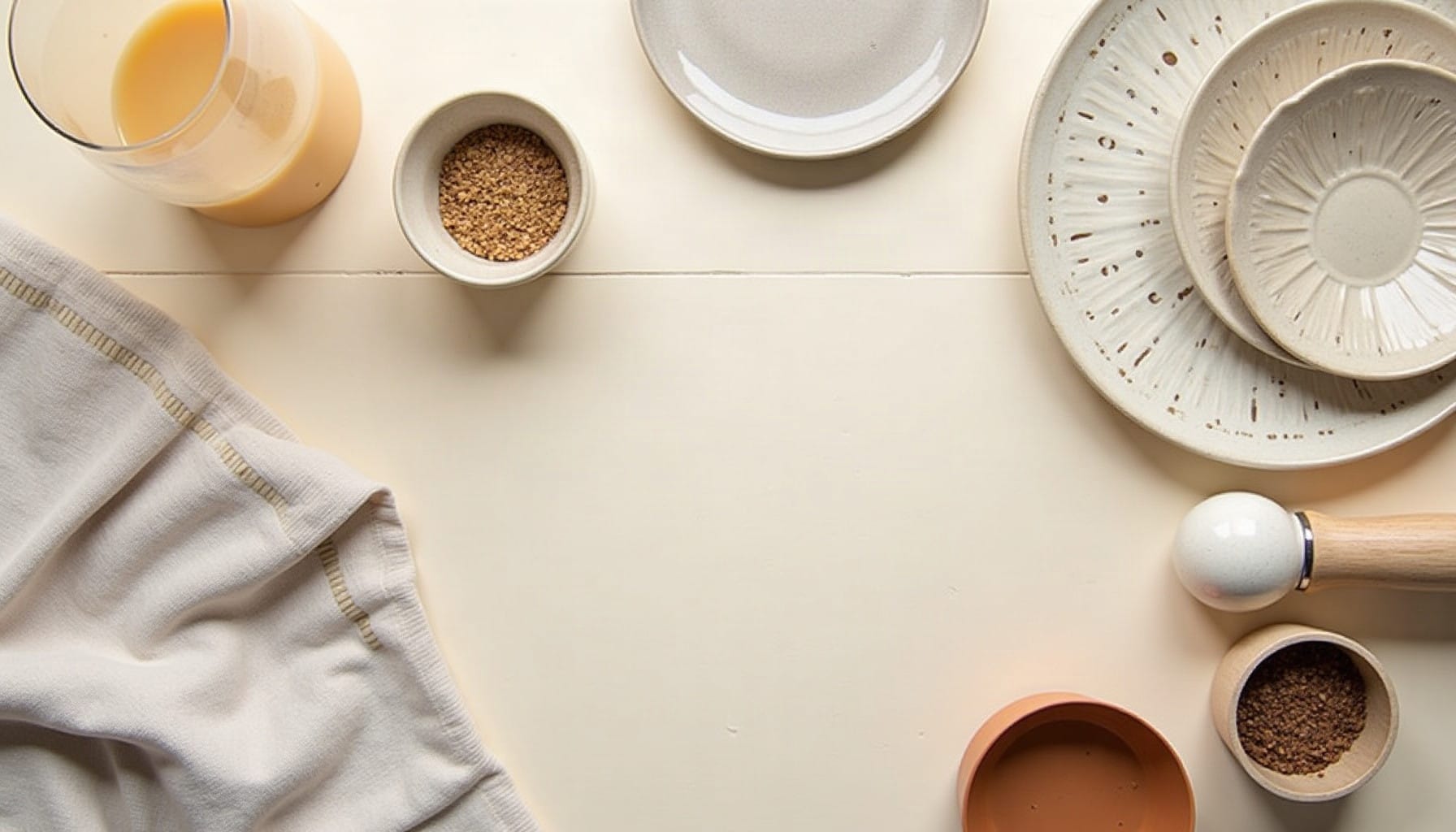 shelf ornament ideas, natural textures
